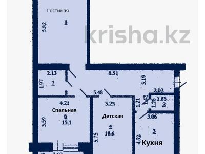 3-комнатная квартира, 97.1 м², 5/9 этаж, мкр. Алтын орда за ~ 24.3 млн 〒 в Актобе, мкр. Алтын орда