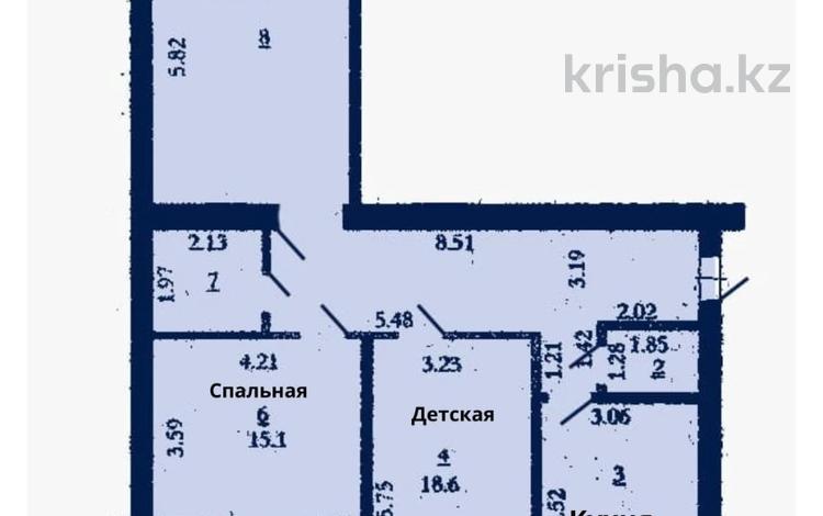 3-комнатная квартира, 97.1 м², 5/9 этаж, мкр. Алтын орда за ~ 24.3 млн 〒 в Актобе, мкр. Алтын орда — фото 2