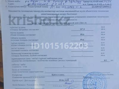 Часть дома · 4 комнаты · 90 м² · 5 сот., мкр Уркер, Үркер тұйақберді шәмелв 3/2 за 28 млн ₸ в Астане, Нура р-н
