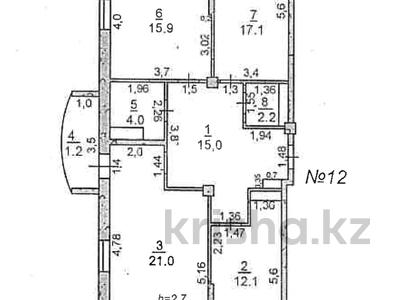 3-бөлмелі пәтер · 88.5 м² · 5/12 қабат, 11 27/2 — Б.Саттарханов пен 11-көшенің қисылысы (INSAN құрылыс материалдары), бағасы: 31.5 млн 〒 в Туркестане