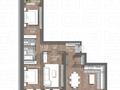 3-комнатная квартира · 120.64 м² · 3/7 этаж, мкр. Алтын орда уч. 192 за 44.4 млн ₸ в Актобе