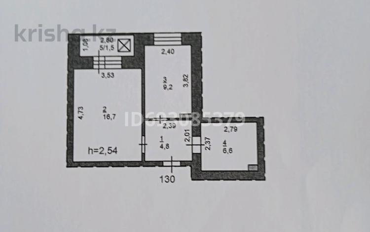 1-комнатная квартира, 38.8 м², 7/9 этаж помесячно, Ладожская 27 за 80 000 〒 в Павлодаре — фото 2