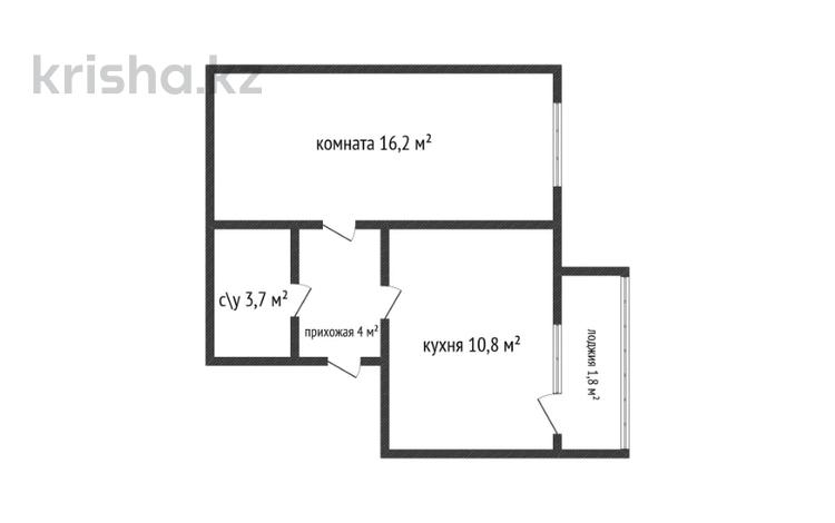 1-бөлмелі пәтер · 16.2 м² · 4/9 қабат, Шакшак Жанибек батыра 45б, бағасы: 17.9 млн ₸ в Костанае — фото 2