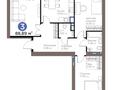 3-бөлмелі пәтер · 89.9 м² · 9/9 қабат, Е 915 — Улы дала, бағасы: 48.5 млн ₸ в Астане, Есильский р-н — фото 2