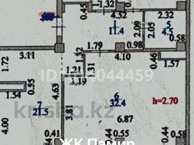 3-комнатная квартира · 104 м² · 4/16 этаж, Чингиз Айтматов 38 — Айтматова Мухамедханова за 49 млн ₸ в Астане, Нура р-н