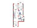 2-бөлмелі пәтер · 103.56 м², мкр Рахат, мкр. Рахат, ул. Култобе 1/2, бағасы: ~ 149.1 млн ₸ в Алматы, Наурызбайский р-н — фото 3