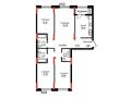 4-комнатная квартира · 109.58 м², Чингиз Айтматов 24/4 за ~ 72.9 млн ₸ в Астане, Нура р-н — фото 3