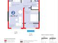 2-бөлмелі пәтер · 46 м² · 8/9 қабат, Ботакоз 2/1, бағасы: 34 млн ₸ в Алматы, Алатауский р-н