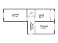 2-бөлмелі пәтер, 61 м², 4/4 қабат, береке 56А, бағасы: 25.5 млн 〒 в Костанае — фото 2