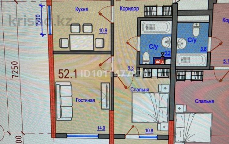 2-бөлмелі пәтер · 52.1 м² · 6/7 қабат, Естай, бағасы: 26 млн ₸ в  — фото 8