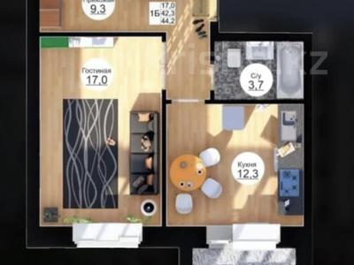 1-комнатная квартира · 40.7 м² · 3/5 этаж, мкр. Алтын орда, Батыс-2 за 8 млн ₸ в Актобе