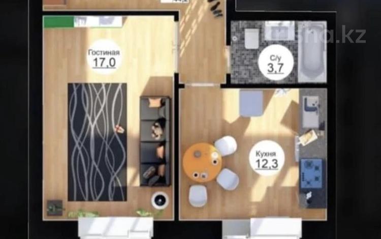 1-комнатная квартира · 40.7 м² · 3/5 этаж, мкр. Алтын орда, Батыс-2 за 8 млн ₸ в Актобе — фото 2