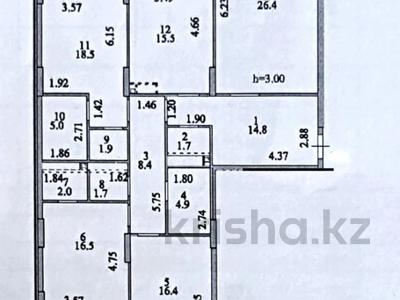 4-комнатная квартира · 135.5 м² · 8/14 этаж, ул. Абубакир Тыныбаев 12 за 110 млн 〒 в Астане, Сарайшык р-н