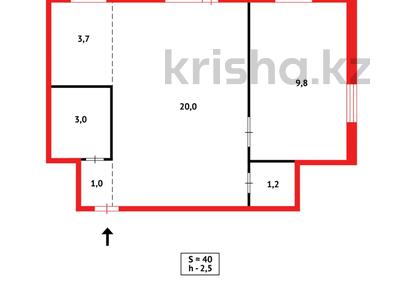 2-комнатная квартира, 40 м², 4/4 этаж, ул. Полетаева за 10.5 млн 〒 в Караганде, Казыбек би р-н