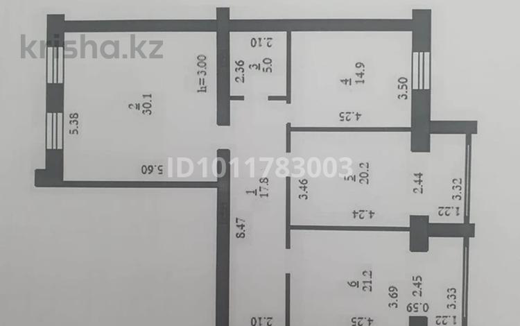 3-комнатная квартира · 109.2 м² · 4/5 этаж, мкр. Алтын орда, Саздинское лесничество 228/3 за 35 млн ₸ в Актобе — фото 2