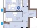 3-бөлмелі пәтер · 75.75 м² · 7/12 қабат, Е-899 5/1 — Хан Шатыр, бағасы: 65.5 млн ₸ в Астане, Нура р-н — фото 5