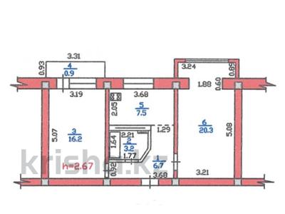 2-комнатная квартира · 55 м² · 5 этаж, Исаева 88 — ЛУЧШЕЕ ПРЕДЛОЖЕНИЕ!!! Помощь с ИПОТЕКОЙ! за 44 млн ₸ в Алматы, Алмалинский р-н