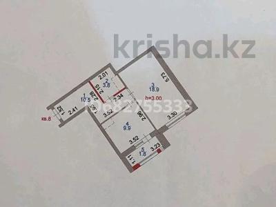 1-комнатная квартира, 45 м², 3/9 этаж, Ермек Серкебаев 31 — Мечеть Ырыскелды Кажы за 24.5 млн 〒 в Астане, Сарыарка р-н