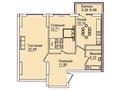 2-комнатная квартира, 62.35 м², Е-429 6 за ~ 22.4 млн 〒 в Астане, Нура р-н — фото 2