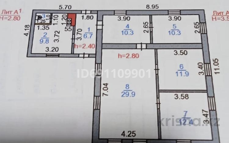 Отдельный дом • 5 комнат • 93 м² • 6 сот., Майкудук, Мкр Берлин Ынтымак за 30 млн 〒 в Караганде, Алихана Бокейханова р-н — фото 2