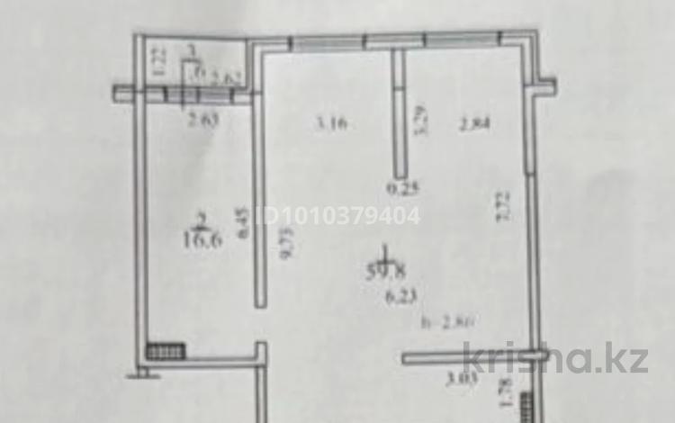 3-бөлмелі пәтер · 78 м² · 7/7 қабат, мкр Томирис, Рыскулова 103/6, бағасы: 38 млн ₸ в Алматы, Алатауский р-н — фото 2