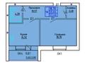 1-бөлмелі пәтер · 54 м² · 4/5 қабат, мкр. Алтын орда, ораз татеулы, бағасы: 16.5 млн ₸ в Актобе — фото 2
