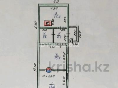 Отдельный дом · 3 комнаты · 60.6 м² · 4 сот., Сибирская 110/12 — Западный район за 17 млн 〒 в Костанае