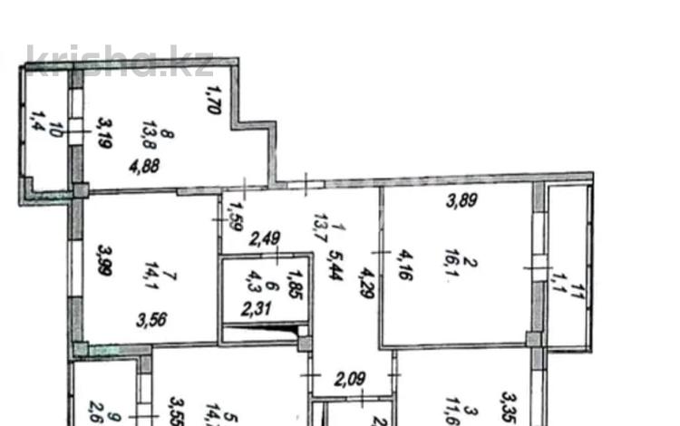 4-комнатная квартира, 99 м², 2/12 этаж, Е11 4 — Рядом школа #78, #71, Astana English school за 35.5 млн 〒 в Астане, Нура р-н — фото 7