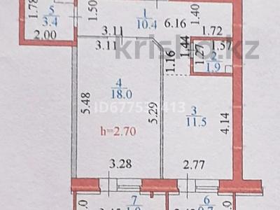 2-бөлмелі пәтер · 47 м² · 5/7 қабат, Проспекта Улы Дала 11 — Ближе к новому мосту в сторону Нурлы жол, бағасы: 23 млн ₸ в Астане, Есильский р-н