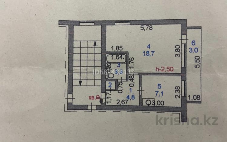 1-комнатная квартира, 37 м², 4/5 этаж, Набережная 81 — Возле Акжелкен за ~ 8.3 млн 〒 в Щучинске — фото 2