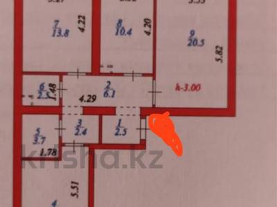 3-бөлмелі пәтер, 81 м², 6/9 қабат, Кабанбайбатыра 57/2, бағасы: 32 млн 〒 в Астане, Нура р-н