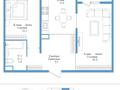 2-бөлмелі пәтер · 53.6 м² · 9/9 қабат, Райымбека, бағасы: ~ 27.7 млн ₸ в Алматы, Наурызбайский р-н — фото 2