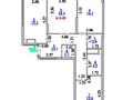 3-бөлмелі пәтер · 85 м² · 17/22 қабат, просп. Туран 57А, бағасы: 70 млн ₸ в Астане, Нура р-н — фото 2