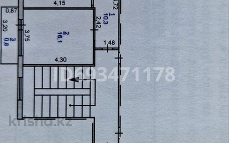 3-комнатная квартира · 62.7 м² · 5/5 этаж, Камзина 12 за 12.5 млн ₸ в Аксу — фото 19