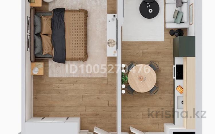 2-комнатная квартира · 52.3 м² · 3/6 этаж, мкр Нуркент 9к24 за 28.8 млн 〒 в Алматы, Алатауский р-н — фото 2