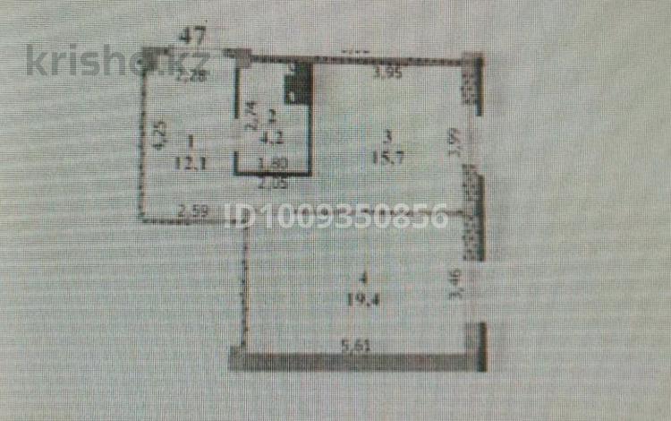1-бөлмелі пәтер · 51 м² · 5/9 қабат, мкр Строитель, проспект Абулхаир хана 147, бағасы: 22.5 млн ₸ в Уральске — фото 2
