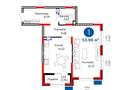 1-бөлмелі пәтер · 54 м² · 9/9 қабат, мкр Акжайык, Вдоль пр. Байдибек би 113/1, бағасы: 32 млн ₸ в Шымкенте, Абайский р-н — фото 11