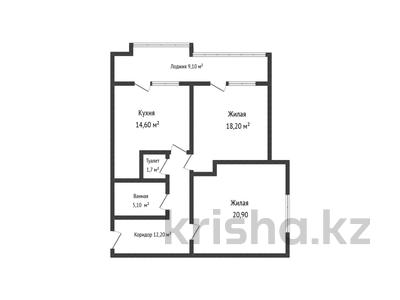 2-бөлмелі пәтер · 85 м² · 6/9 қабат, мкр Шымсити, Байдибек би, бағасы: 29 млн ₸ в Шымкенте, Абайский р-н