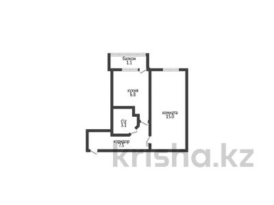 1-комнатная квартира · 33.5 м² · 8/9 этаж, мауленоава 30б за 14.7 млн 〒 в Костанае