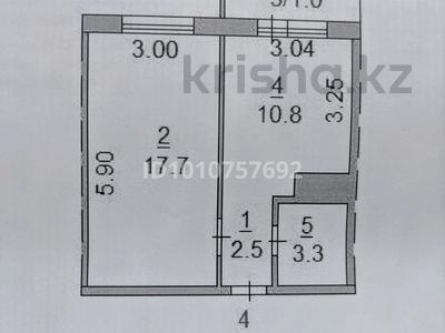 1-бөлмелі пәтер · 34.3 м² · 1/5 қабат, Маяковского 109/1 — 25 магазин, перекресток улиц Маяковского - Чкалова, бағасы: 13.8 млн ₸ в Костанае