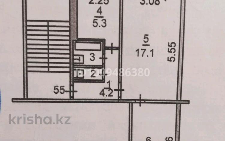 2-комнатная квартира · 43.7 м² · 4/5 этаж, 1-й микрорайон, Волынова 3 — 19 школа, 20 школа за 17 млн ₸ в Костанае — фото 5