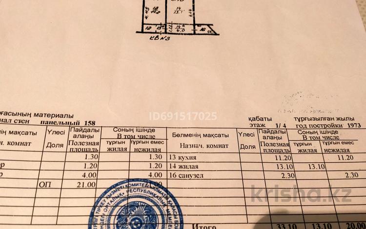 2-бөлмелі пәтер, 33.1 м², 1/4 қабат, Аблайхана 33/2 — Райымбека, бағасы: 18 млн 〒 в Алматы — фото 6