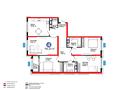 4-комнатная квартира · 117 м², Калдаякова за 53.9 млн ₸ в Шымкенте, Туран р-н