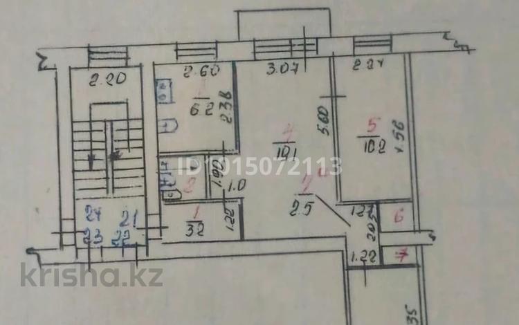 3-бөлмелі пәтер · 56.4 м² · 2/4 қабат, Горняков 60 — Ленина-Горняков, бағасы: 13.5 млн ₸ в Рудном — фото 2