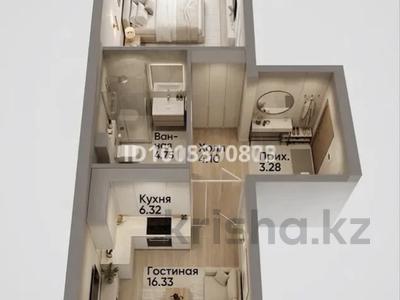 2-комнатная квартира · 57 м² · 4/12 этаж, Макатаева - Байтурсынова 2 за 49 млн ₸ в Алматы, Алмалинский р-н