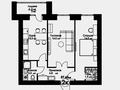 2-бөлмелі пәтер, 56.2 м², 2/12 қабат, Бейбарыс Султан 25A, бағасы: 29.9 млн 〒 в Астане, Сарыарка р-н — фото 29