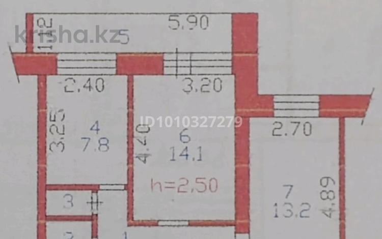 2-бөлмелі пәтер · 56 м² · 1/9 қабат, Сатпаева 91, бағасы: 21.5 млн ₸ в Семее — фото 2