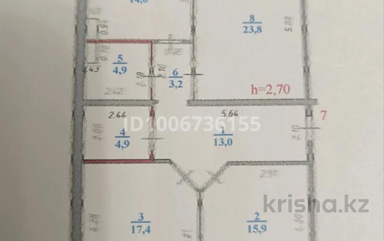 3-бөлмелі пәтер · 101 м² · 4/9 қабат, Ружейникова 14 корпус 3, бағасы: 33 млн ₸ в Уральске — фото 3