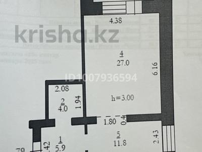 1-бөлмелі пәтер · 50.5 м² · 3/10 қабат, мкр. Алтын орда, Алтын Орда 5E — Ресторан 1001 түн, бағасы: ~ 15.7 млн ₸ в Актобе