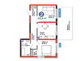 2-бөлмелі пәтер · 62 м² · 1/6 қабат, Тараз 8/1, бағасы: 51 млн ₸ в Алматы, Турксибский р-н — фото 7